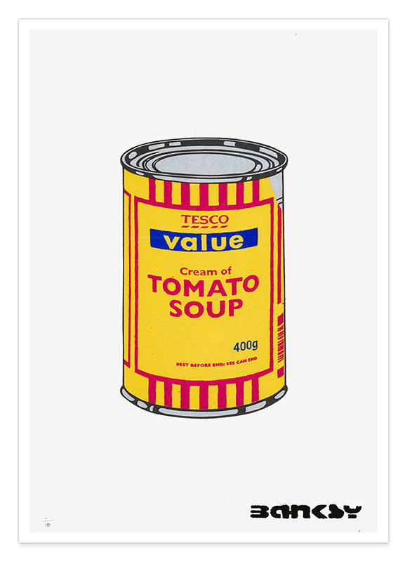 Banksy - Museum-Poster Dose Tomato Soup Hover Image