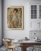 Jules Pascin - Liegende Frau im Nachhemd