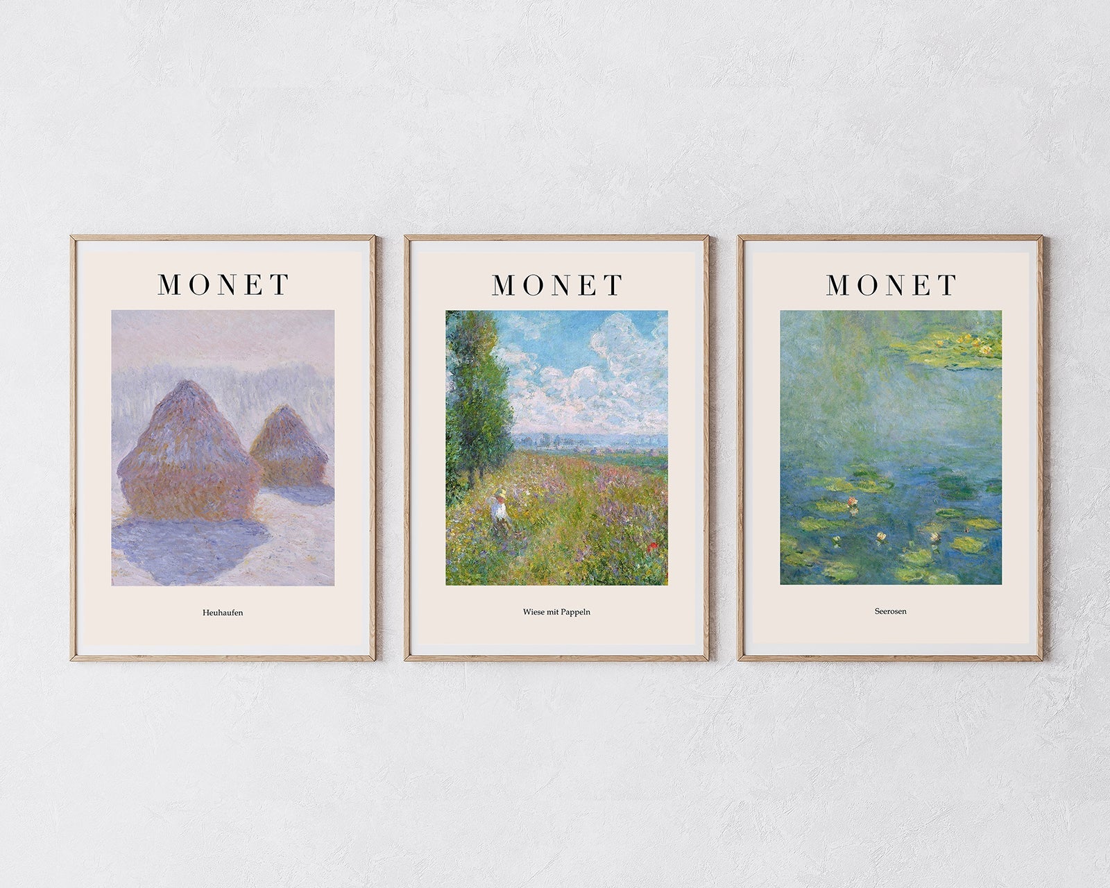 Set aus 3 Postern: "Sommer"