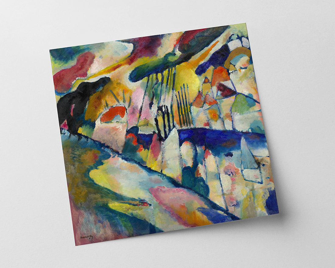 Wassily Kandinsky - Landschaft mit Regen (1913)