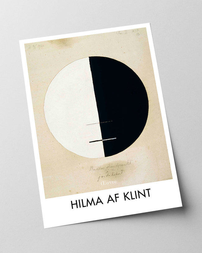Hilma af Klint - Museum-Poster II Buddha's Standpunkt im irdischen Leben, Nr. 3a Main Image