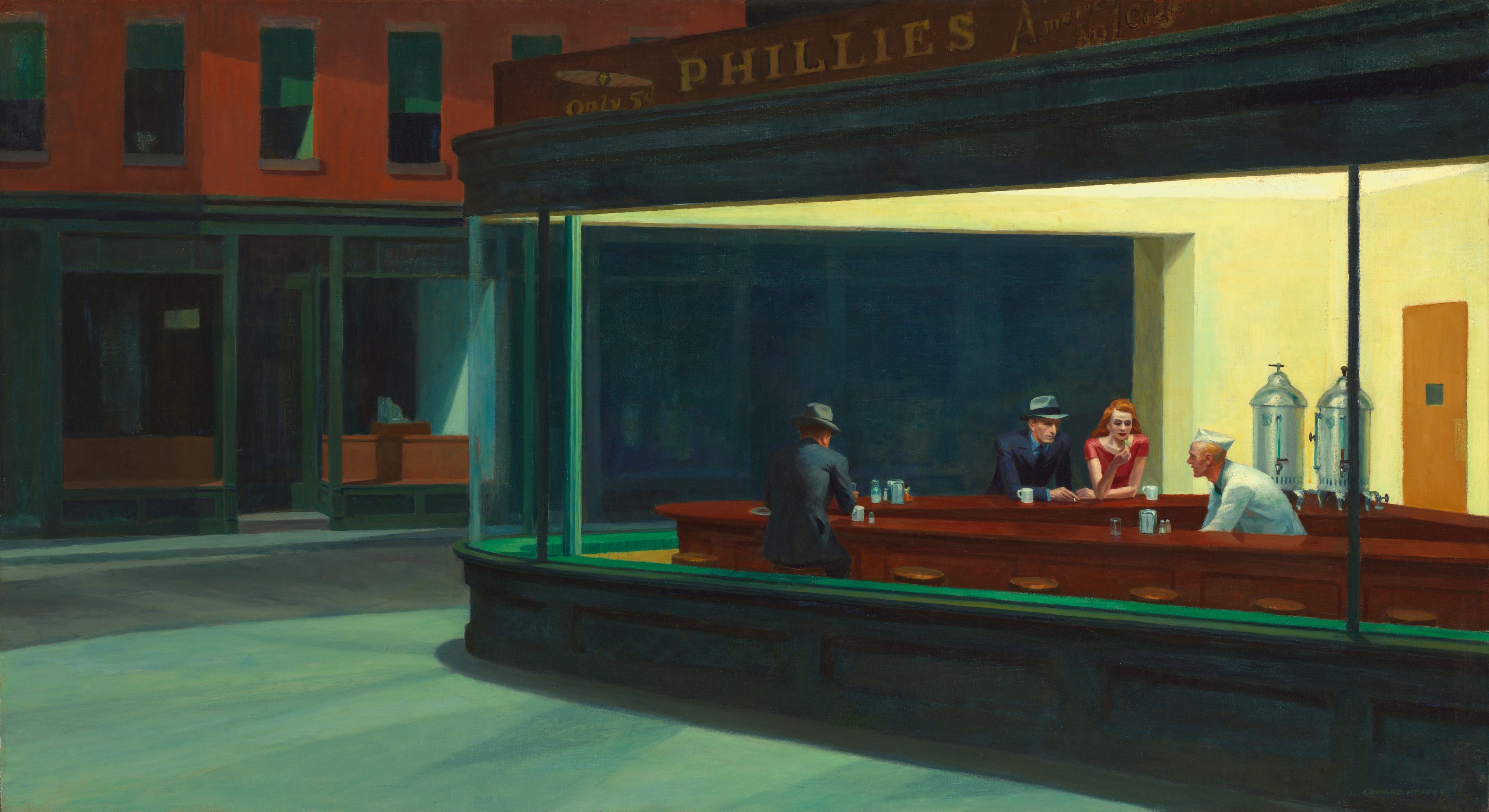 EDWARD HOPPER, 1942 - Nachtschwärmer (Nighthawks)