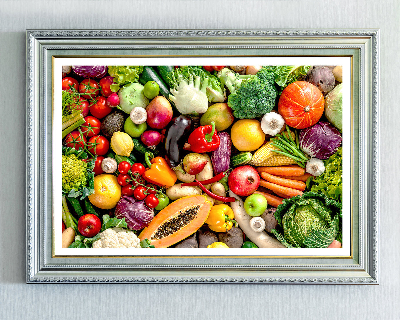 Buntes Obst und Gemüse