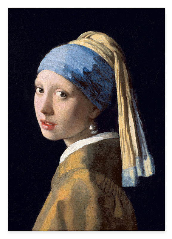 Jan Vermeer - Mädchen mit dem Perlenohrring (1665) Hover Image