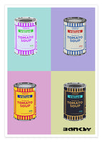 Banksy - Museum-Poster II Pop-Art Dosen Tomato Soup