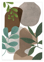 Hommage an die Natur - Abstrakte Formen und Blätter