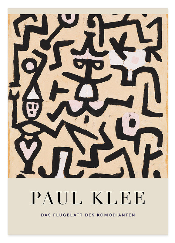 Paul Klee - Museum-Poster Das Flugblatt des Komödianten Hover Image