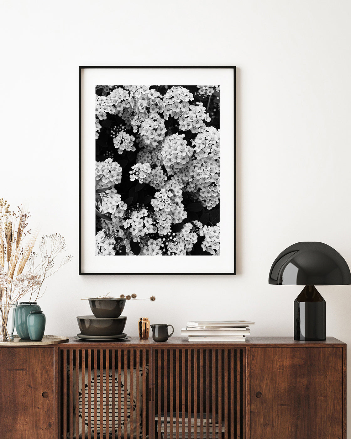 Blumen - Schwarz-Weiß