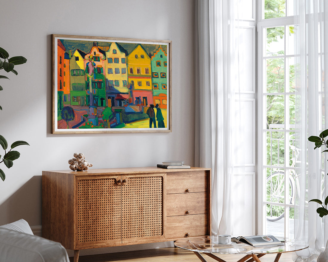 Wassily Kandinsky - Weilheim-Marienplatz