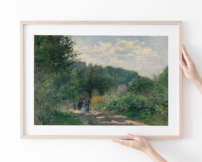 Auguste Renoir - Eine Straße in Louveciennes Main Image