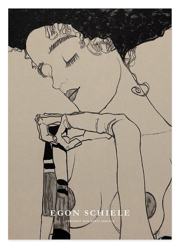 Egon Schiele - Museum-Poster II Portrait von Gerti Schiele