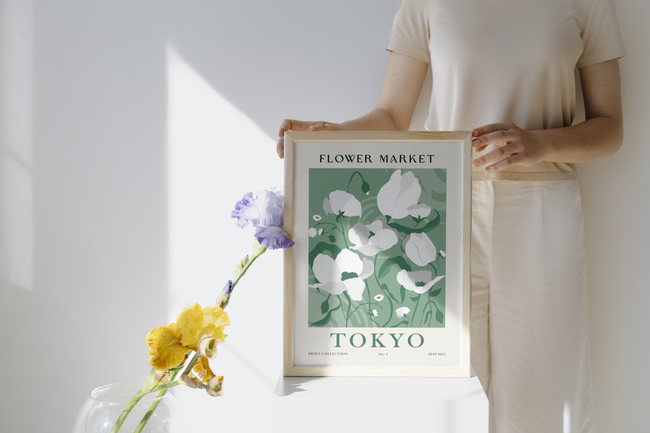 Tokyo Flower Market Poster Hover Image
