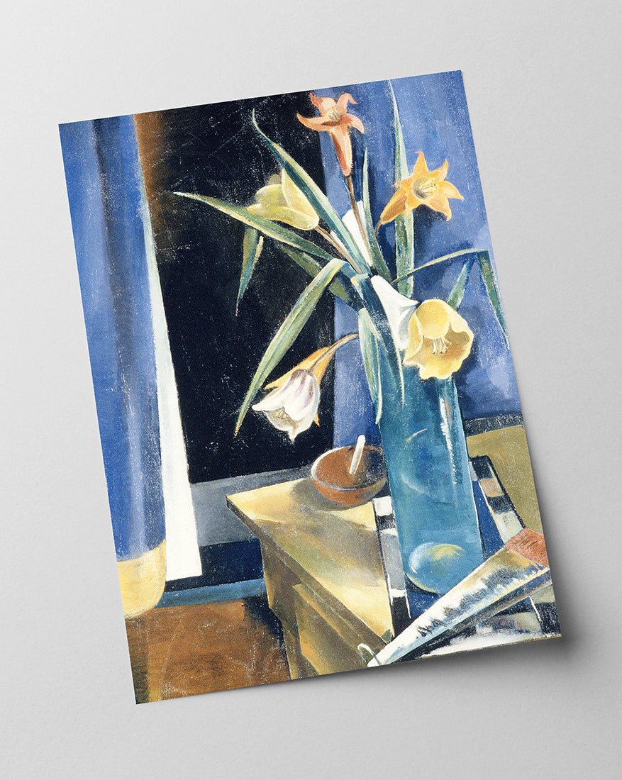Preston Dickinson - Vase mit Blumen