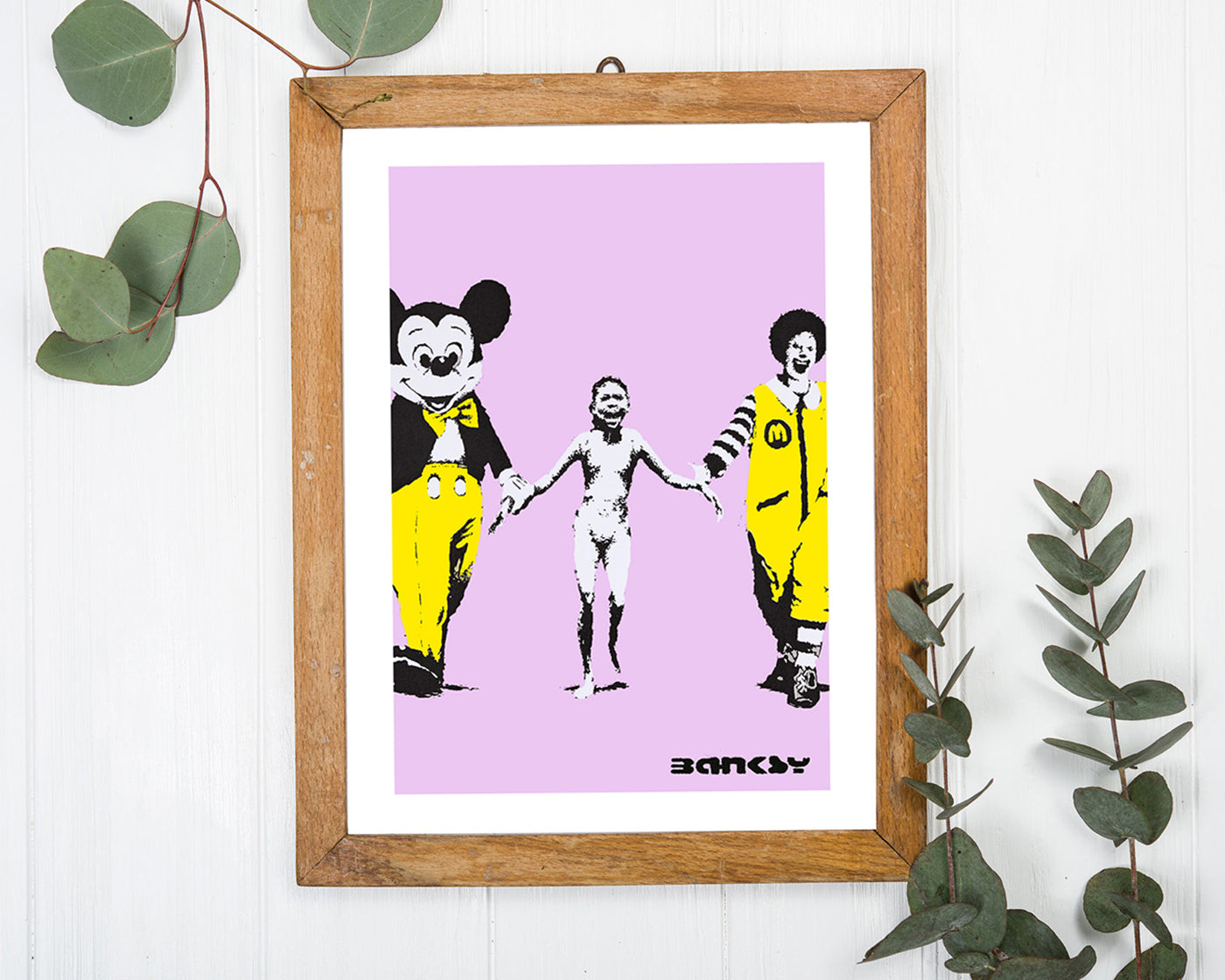 Banksy - Museum-Poster Gesellschaftskritik - Popkultur