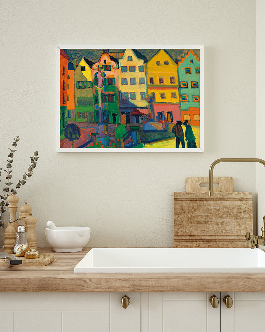 Wassily Kandinsky - Weilheim-Marienplatz