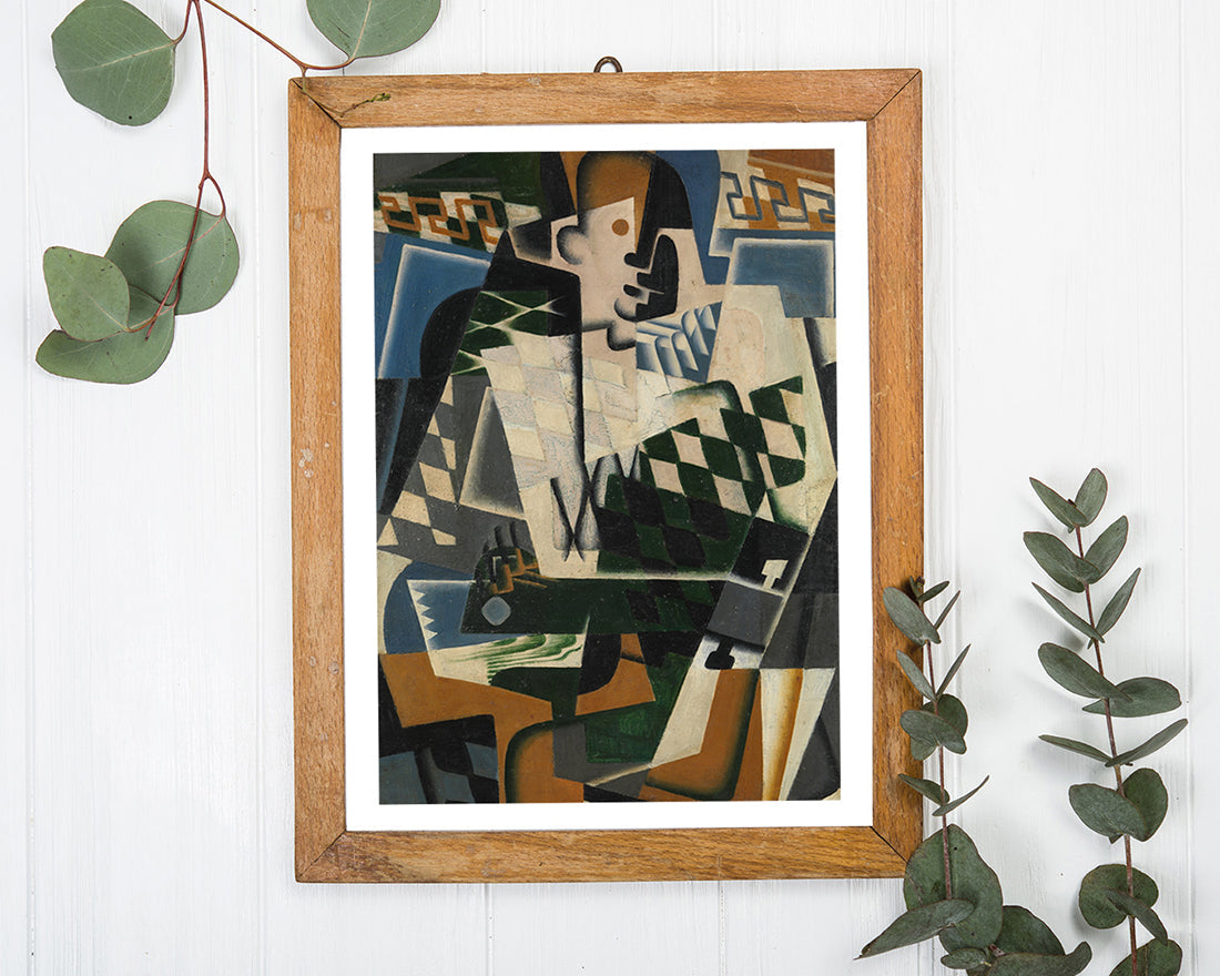 Juan Gris - Harlekin mit einer Gitarre