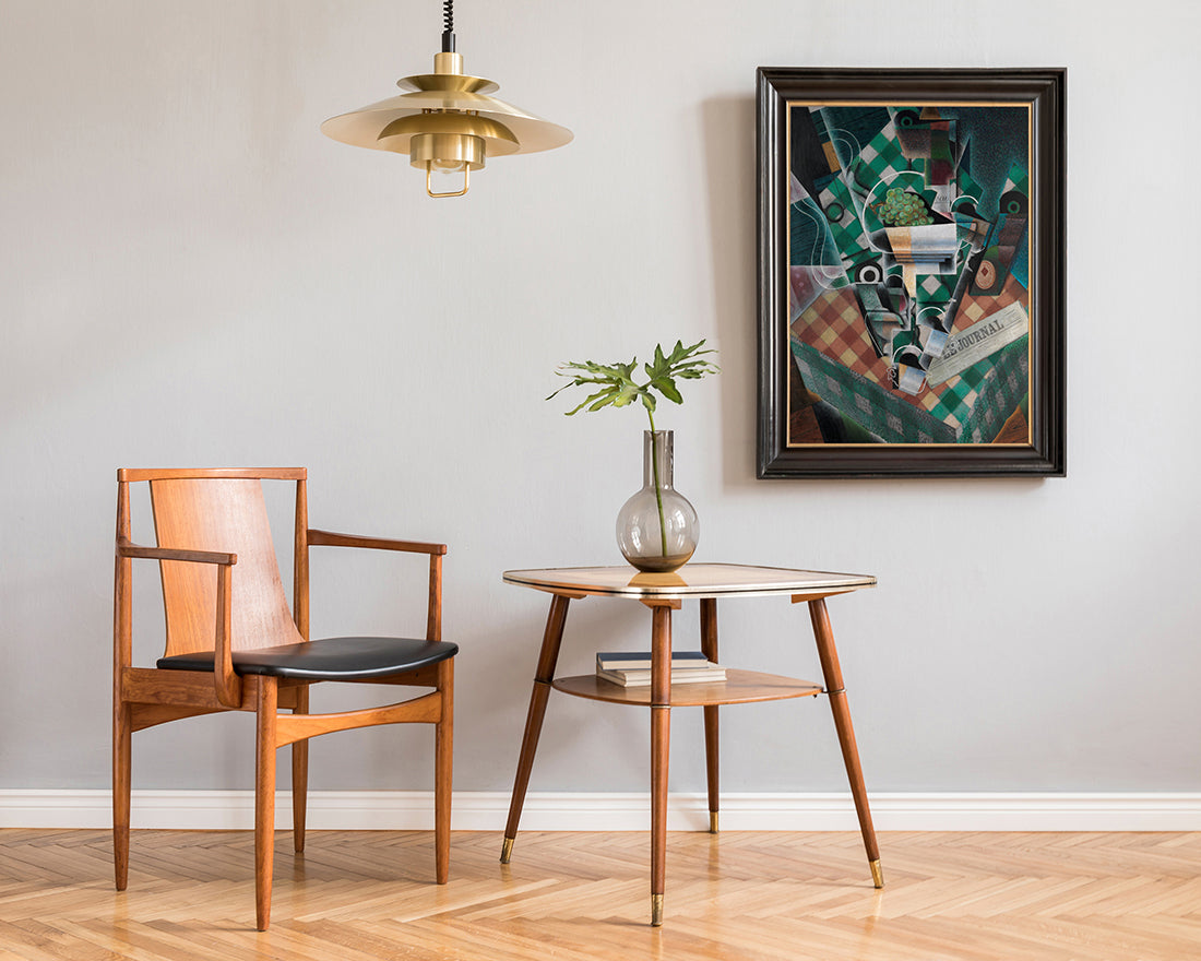 Juan Gris - Stillleben mit karierter Tischdecke