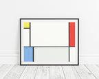 Piet Mondrian - Komposition - Bunte Geometrie