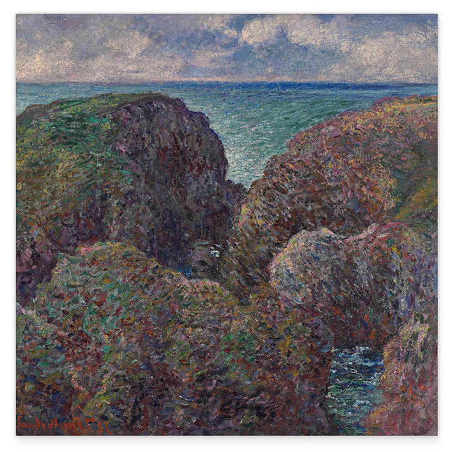 Claude Monet - Block von Felsen in Port Goulphar Hover Image