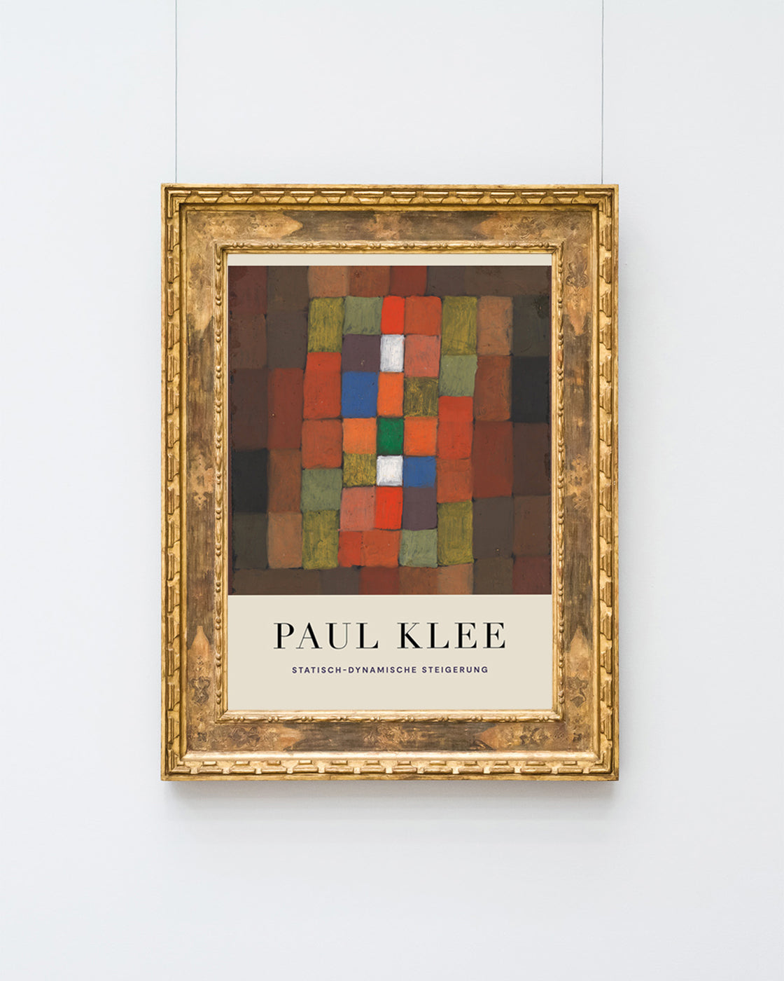 Paul Klee - Museum-Poster Statisch-Dynamische Steigerung
