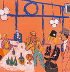 FİKRET MUALLA, 1903-67, Komposition in einer Bar