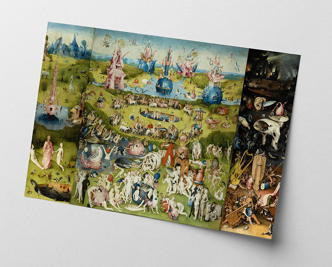 Hieronymus Bosch - Der Garten der Lüste (1490/1510) - Alle drei Tafeln Main Image