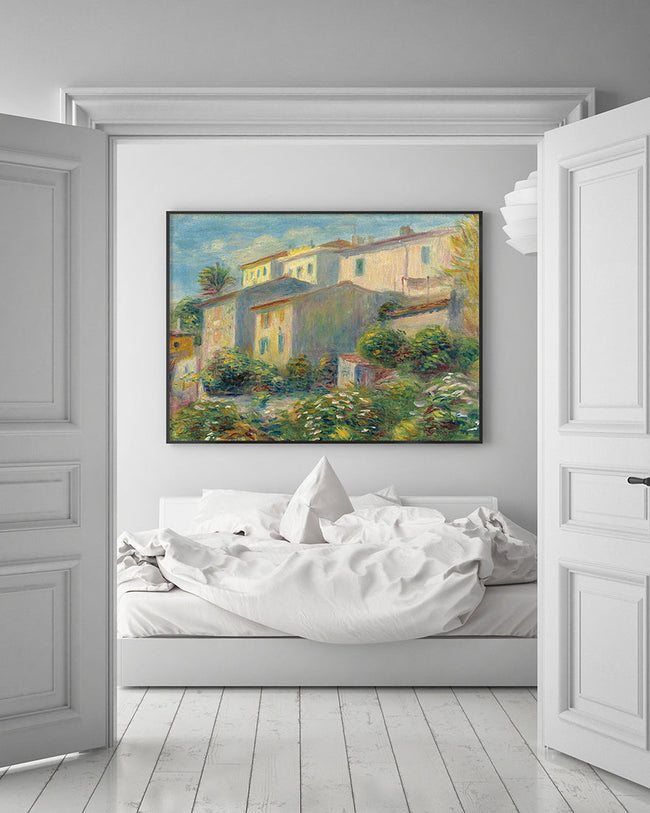 Pierre Auguste Renoir - Blick auf die Post in Cagnes Main Image