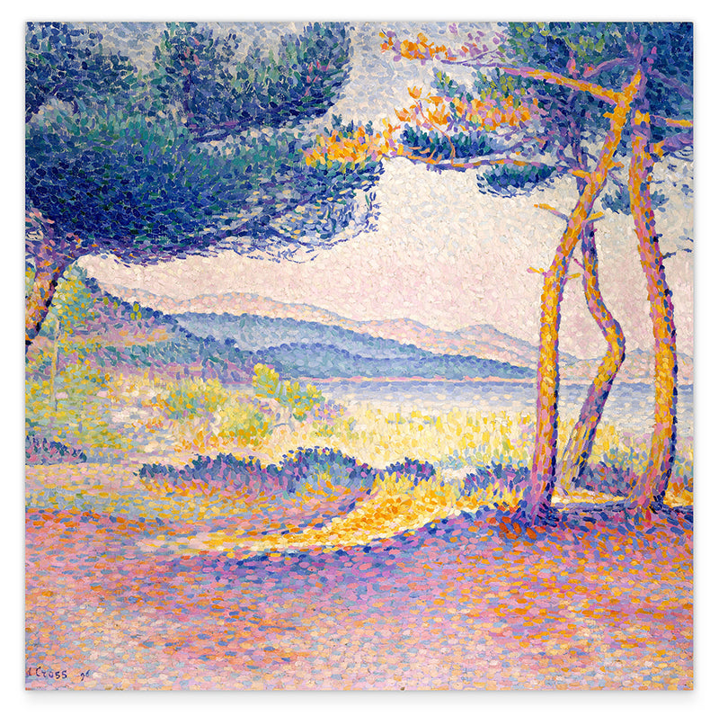 Henri-Edmond-Kreuz - Kiefern entlang der Küste