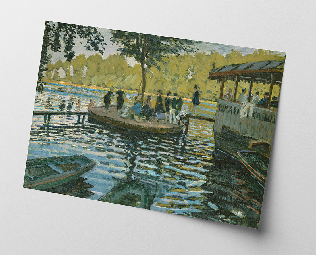 Claude Monet - Badende in La Grenouillère (1869)