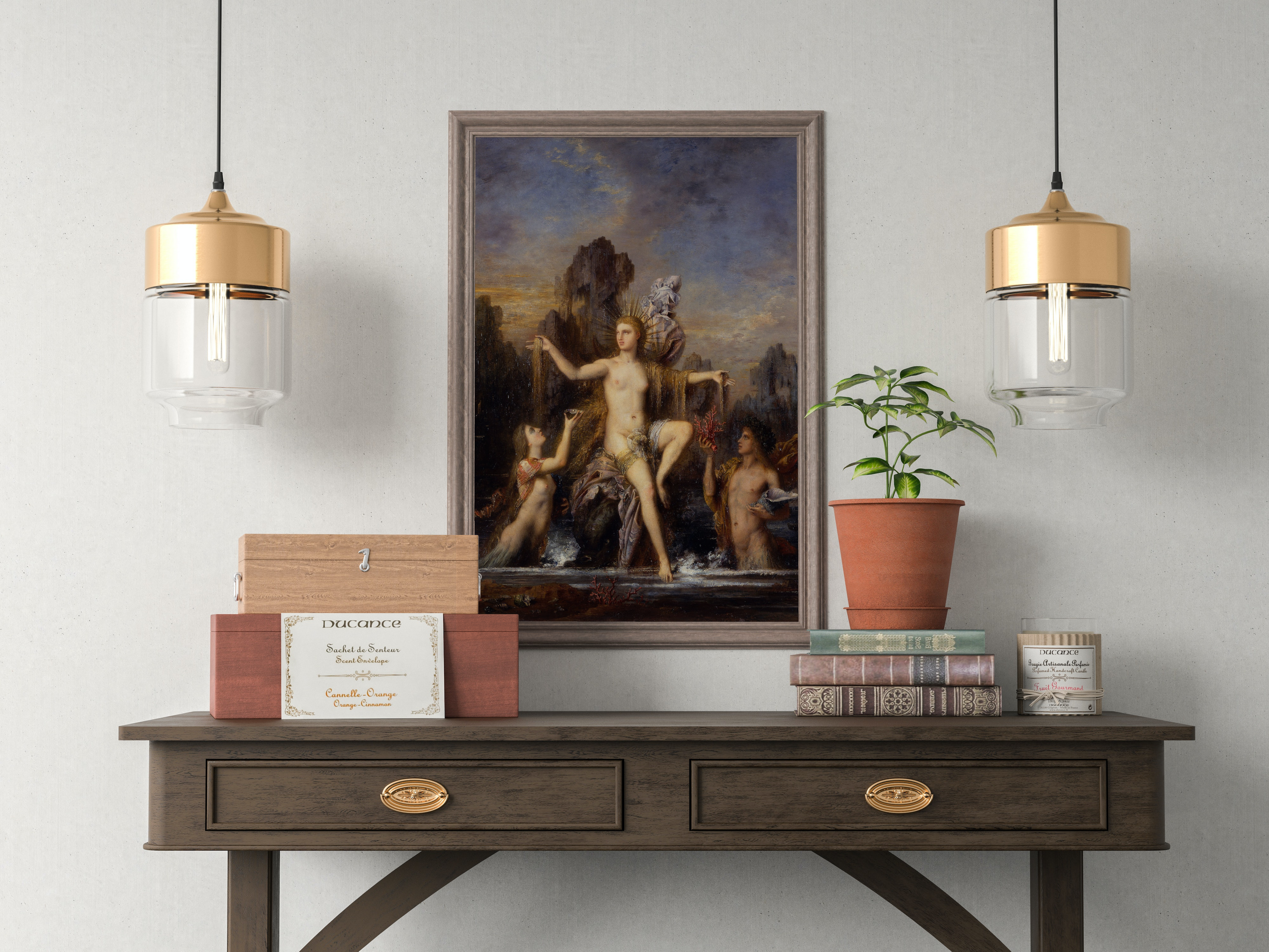 GUSTAVE MOREAU, 1866 - Die aus dem Meer aufsteigende Venus