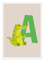A wie Alligator, ABC Lernen