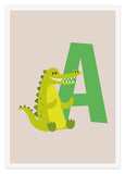 A wie Alligator, ABC Lernen