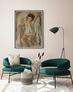 Jules Pascin - Liegende Frau im Nachhemd