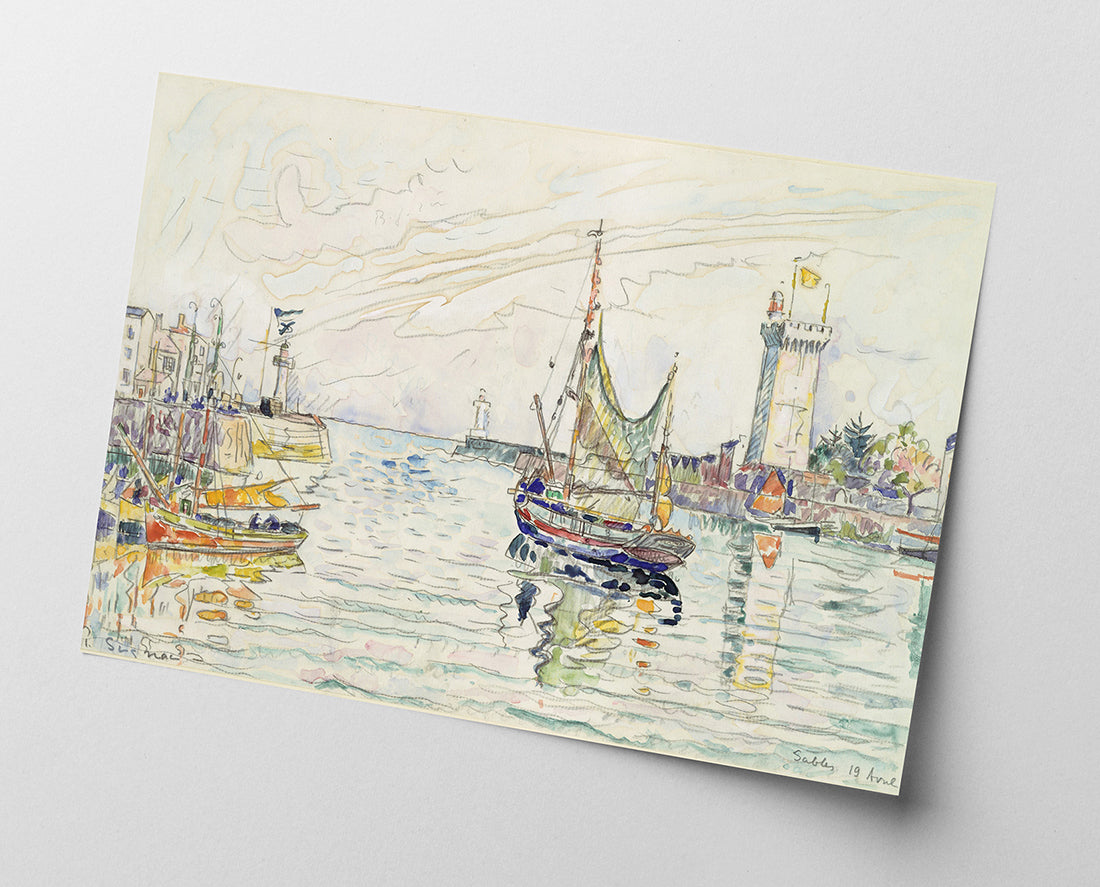 Paul Signac - Ansicht von Les Sables d'Olonne