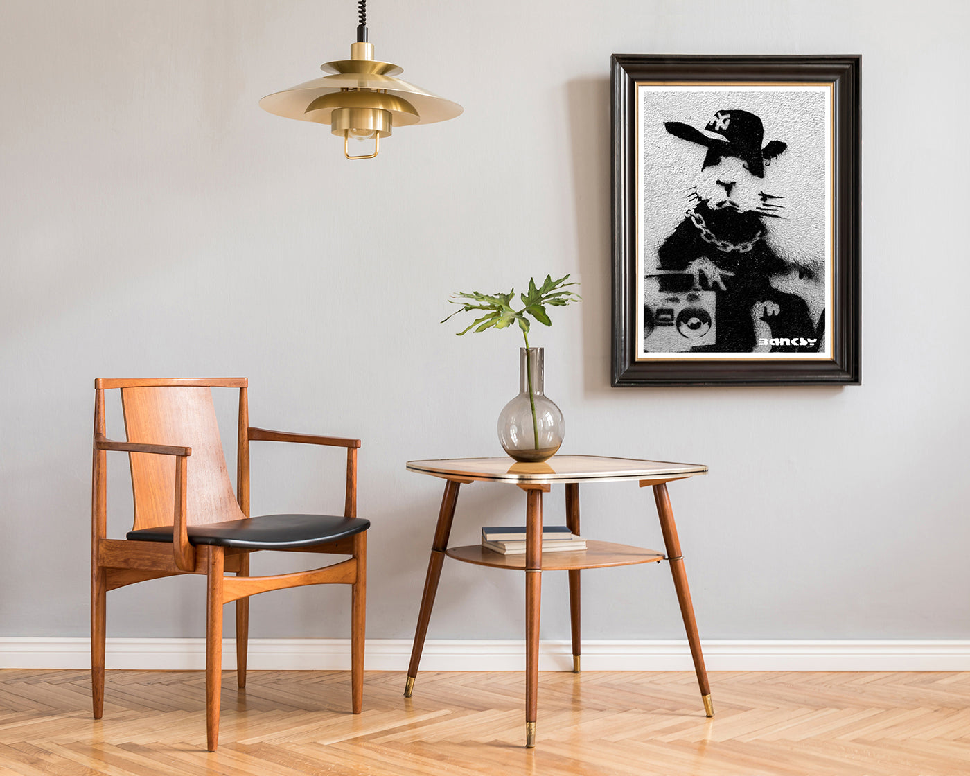 Banksy - Museum-Poster Hip Hop Ratte - Street-Art