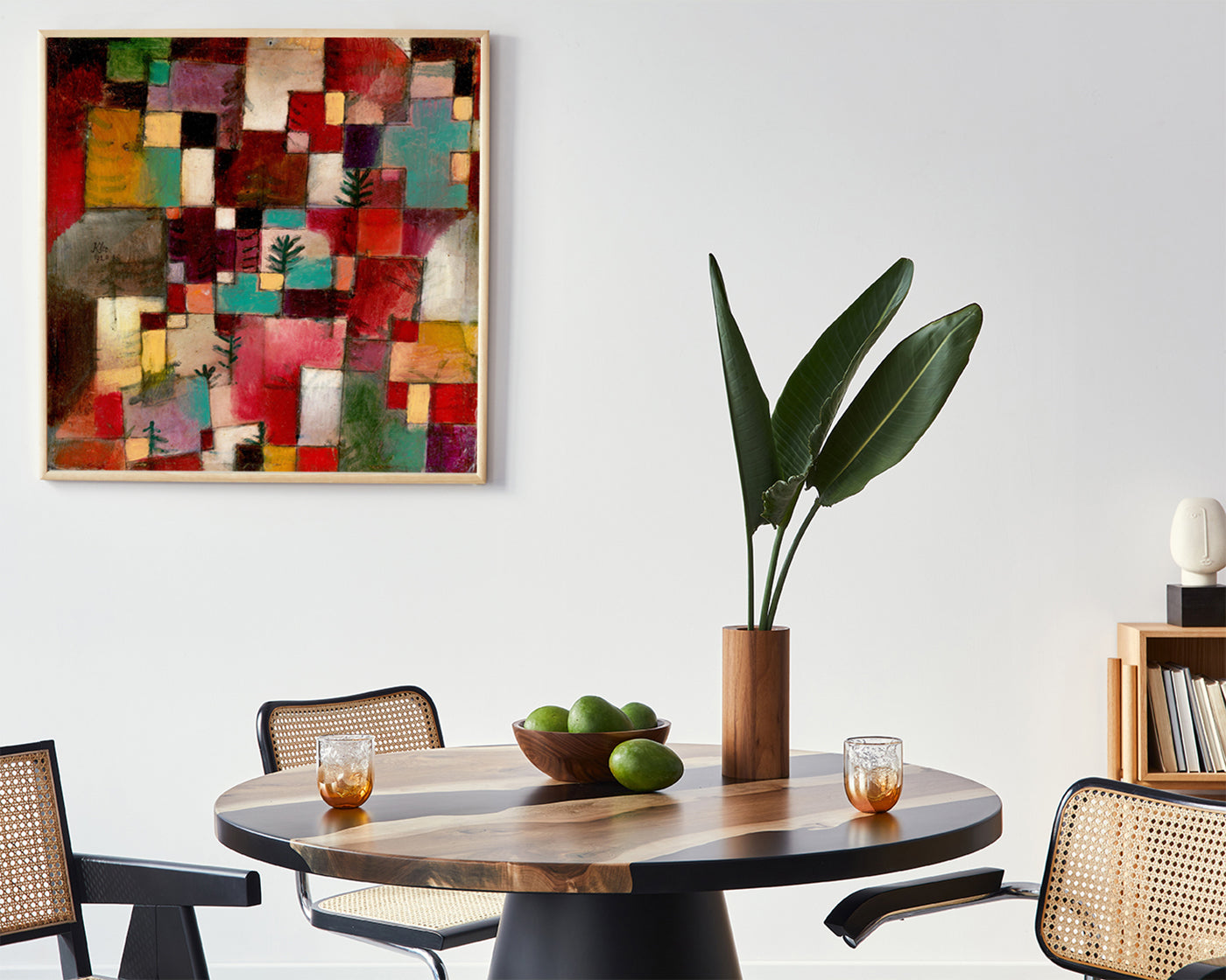 Paul Klee - Rotgrüne und Violett-gelbe Rythmen (1920)