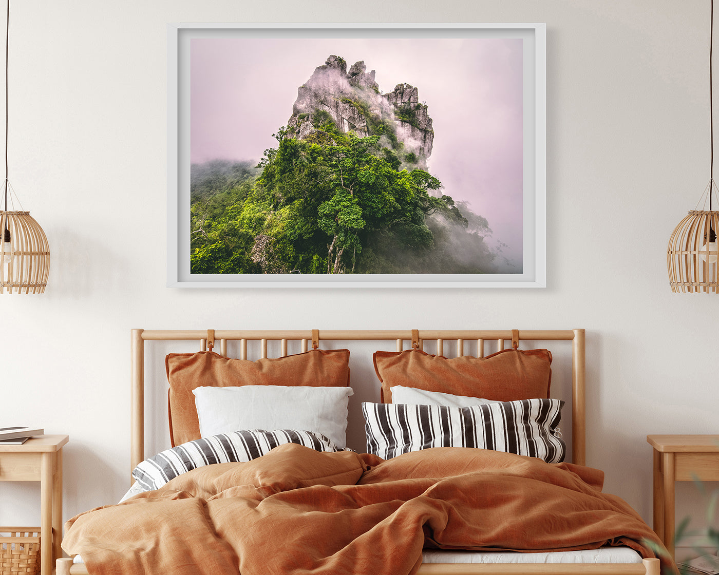 Asiatische Berglandschaft