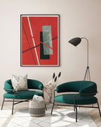 László Moholy Nagy - Abstrakte Szene in rot