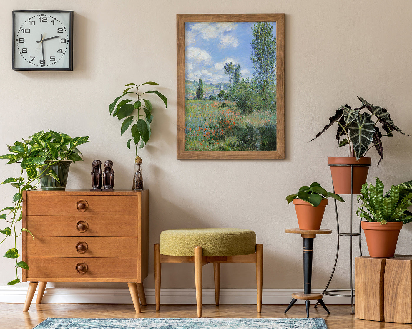 Claude Monet - Aussicht von Vétheuil