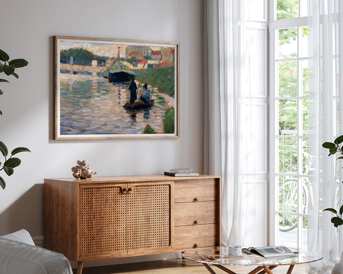 Georges Seurat - Blick von der Seine