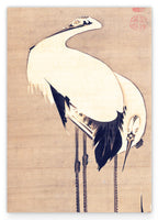 Itō Jakuchū - Zwei Kraniche