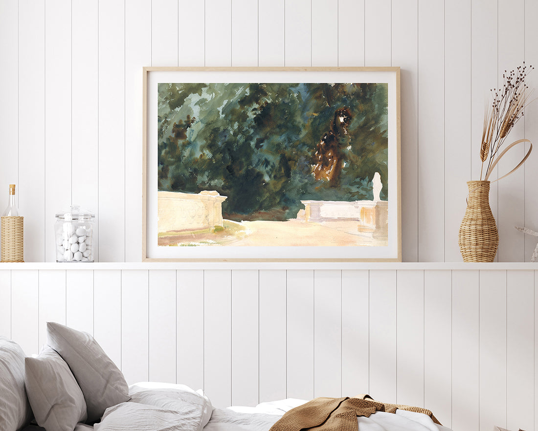 John Singer Sargent - Terrasse und Gärten