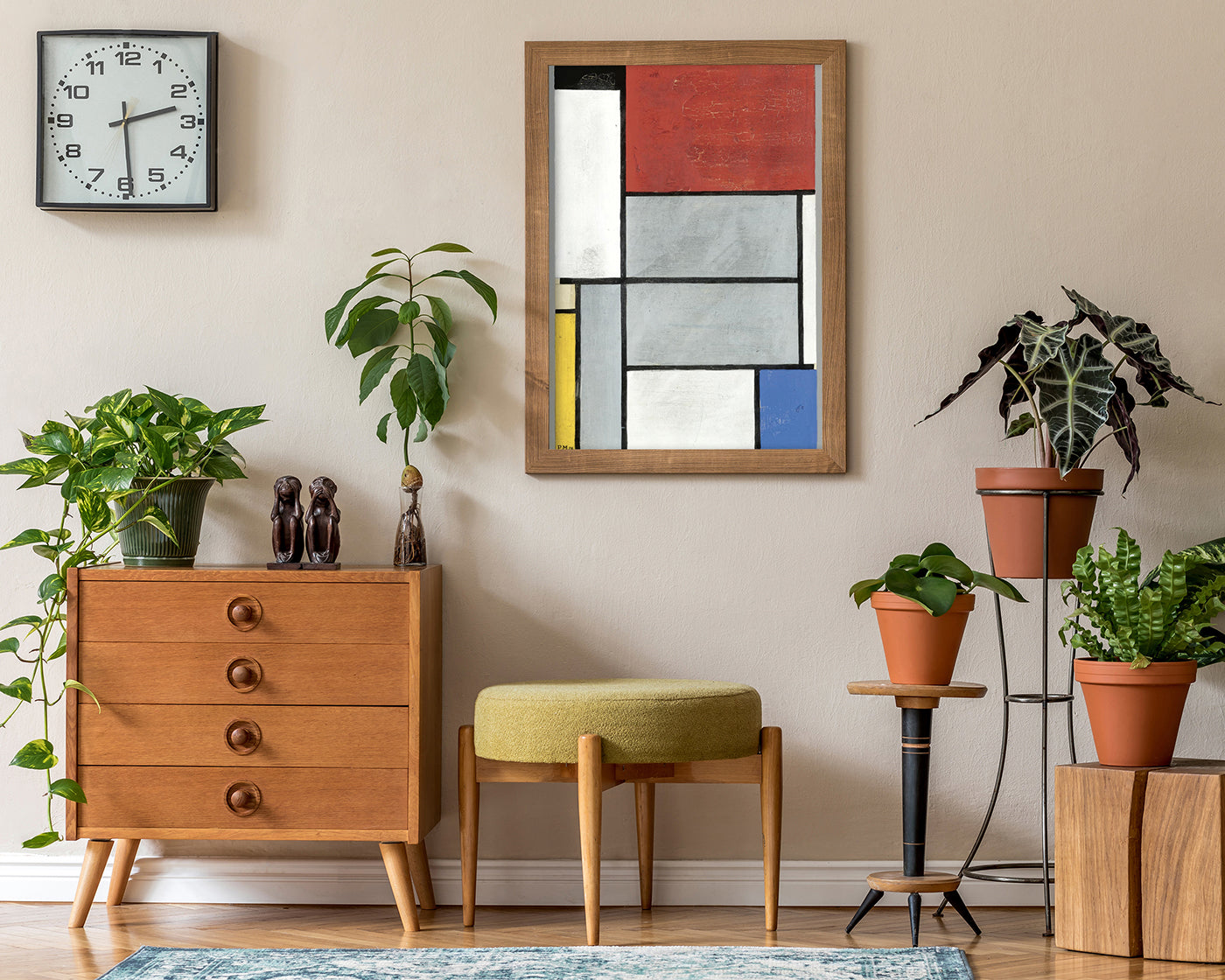 Piet Mondrian - Komposition - Bunte Geometrie