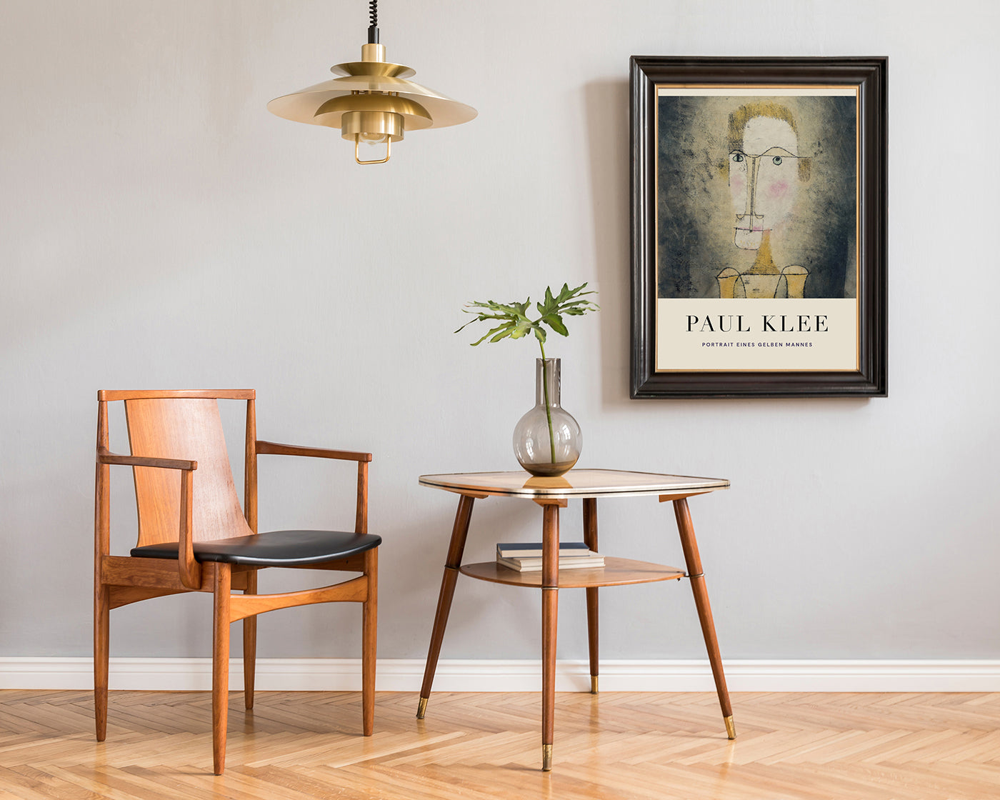 Paul Klee - Museum-Poster Portrait eines gelben Mannes