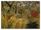 Henri Rousseau - Tiger vom tropischen Sturm überrascht