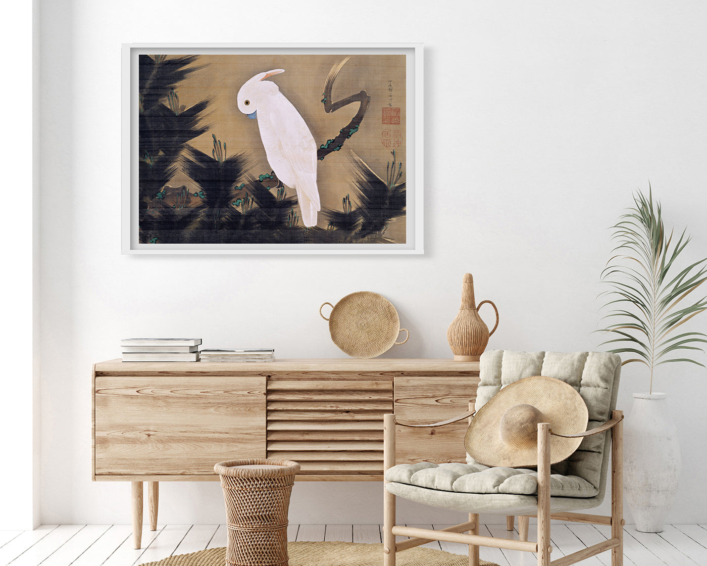 Itō Jakuchū - Weißer Kakadu