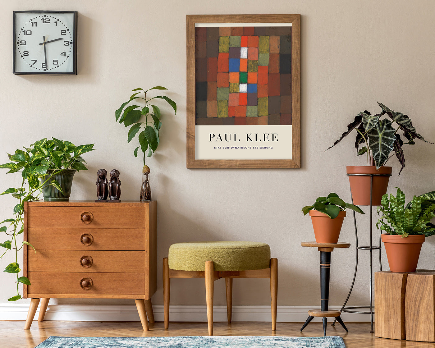 Paul Klee - Museum-Poster Statisch-Dynamische Steigerung