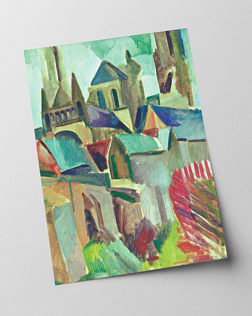 Robert Delaunay - Bild-Studie "Die Türme von Laon"