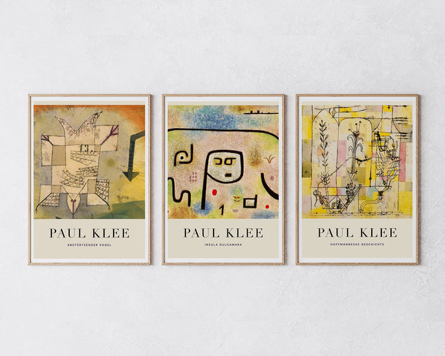 Set aus 3 Postern: "Szenen in gelb" Hover Image