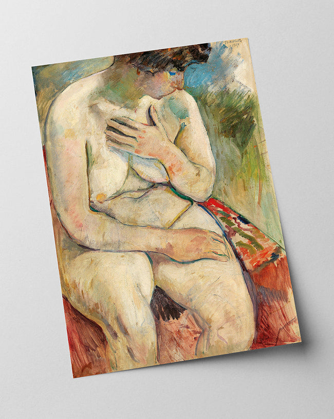 Jules Pascin - Nackte sitzende Frau Main Image